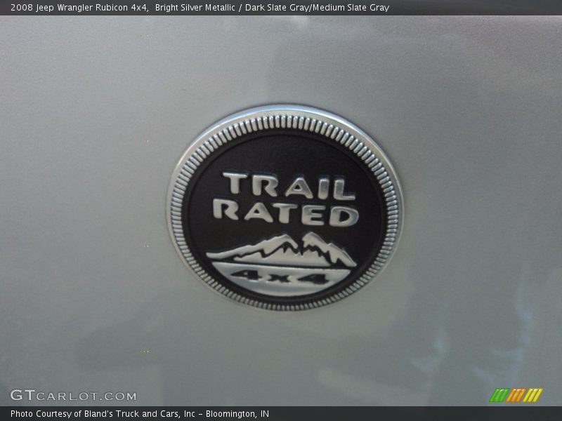 Bright Silver Metallic / Dark Slate Gray/Medium Slate Gray 2008 Jeep Wrangler Rubicon 4x4