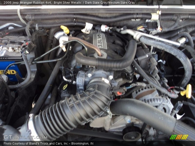 Bright Silver Metallic / Dark Slate Gray/Medium Slate Gray 2008 Jeep Wrangler Rubicon 4x4