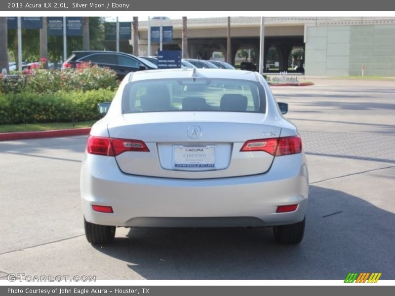 Silver Moon / Ebony 2013 Acura ILX 2.0L