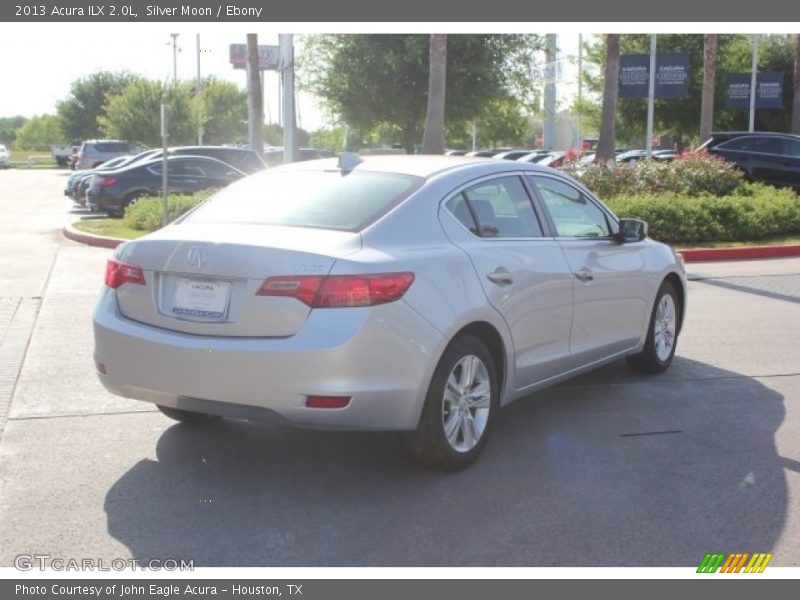 Silver Moon / Ebony 2013 Acura ILX 2.0L