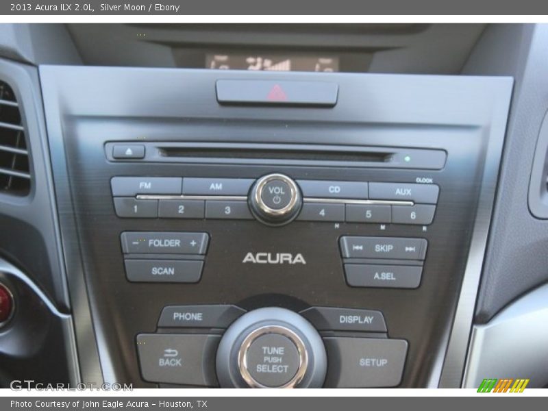 Silver Moon / Ebony 2013 Acura ILX 2.0L