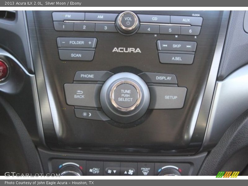 Silver Moon / Ebony 2013 Acura ILX 2.0L