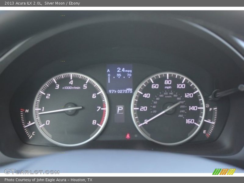 Silver Moon / Ebony 2013 Acura ILX 2.0L