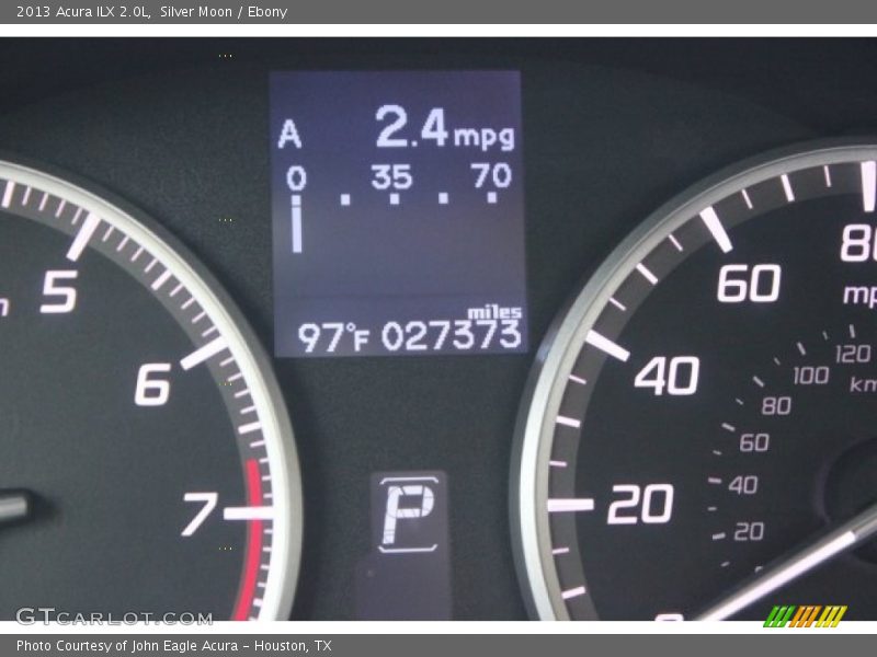 Silver Moon / Ebony 2013 Acura ILX 2.0L