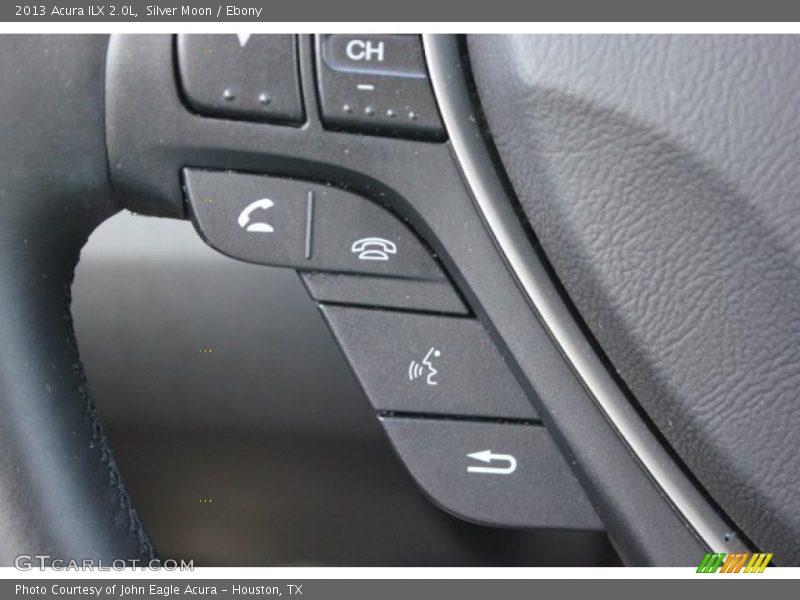 Silver Moon / Ebony 2013 Acura ILX 2.0L