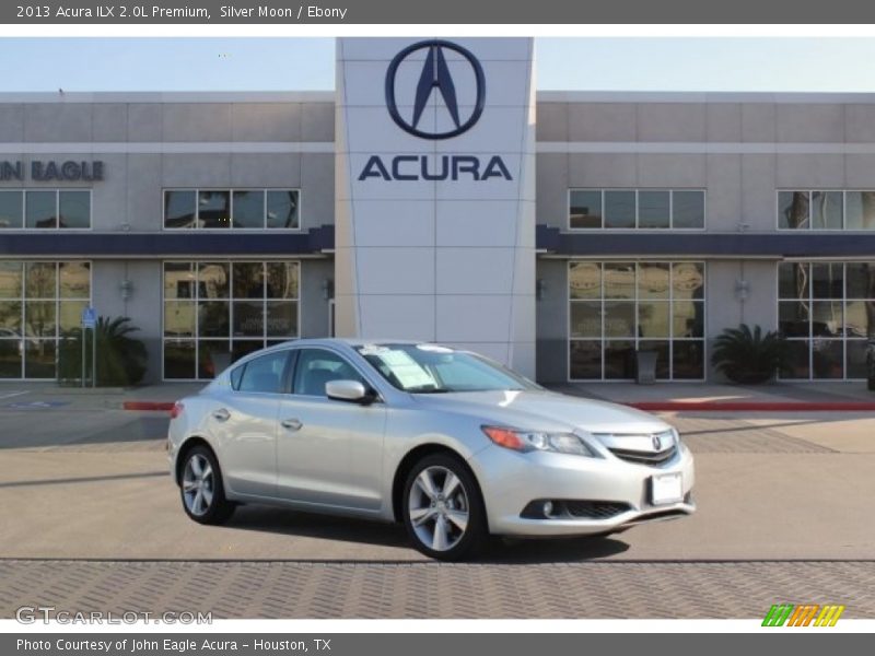 Silver Moon / Ebony 2013 Acura ILX 2.0L Premium