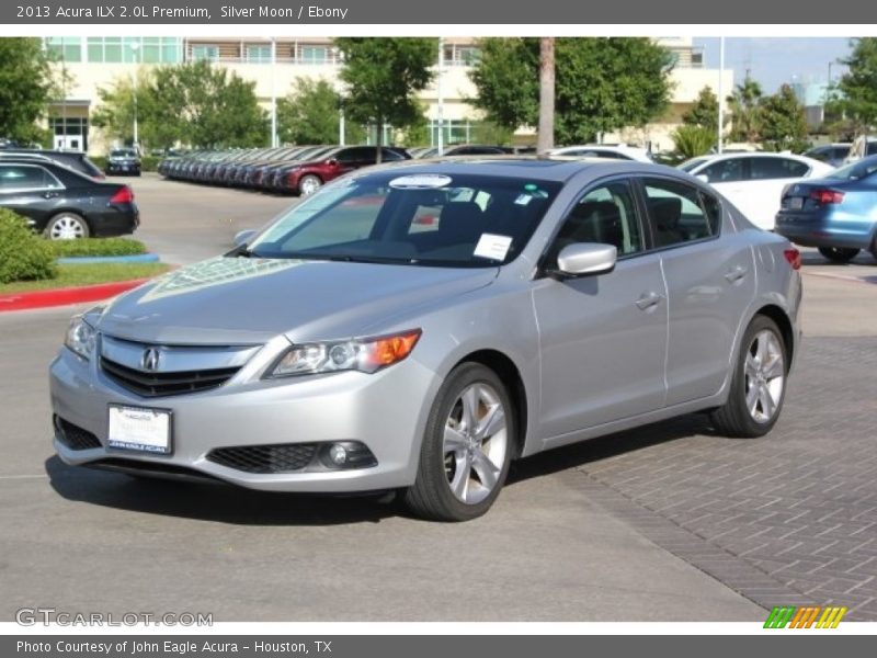Silver Moon / Ebony 2013 Acura ILX 2.0L Premium
