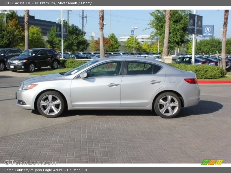 Silver Moon / Ebony 2013 Acura ILX 2.0L Premium