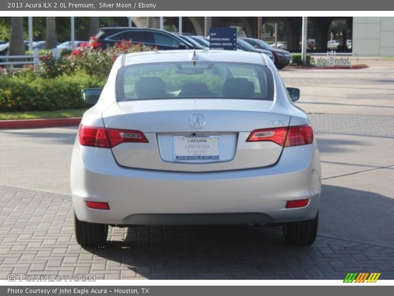 Silver Moon / Ebony 2013 Acura ILX 2.0L Premium