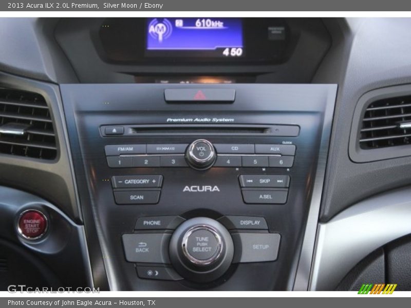 Silver Moon / Ebony 2013 Acura ILX 2.0L Premium