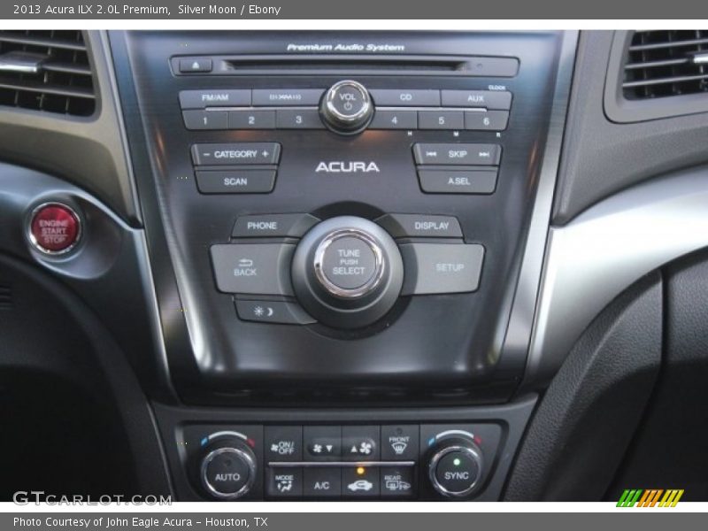 Silver Moon / Ebony 2013 Acura ILX 2.0L Premium