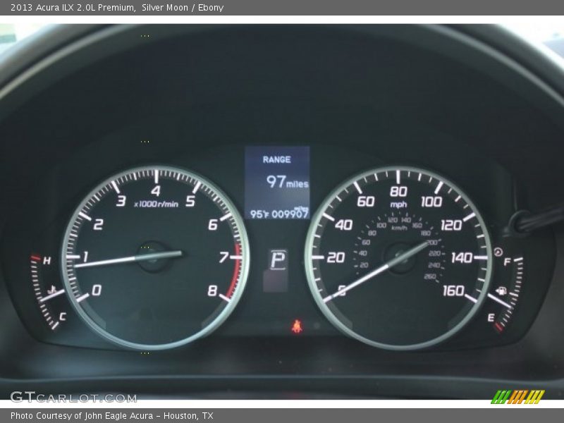 Silver Moon / Ebony 2013 Acura ILX 2.0L Premium
