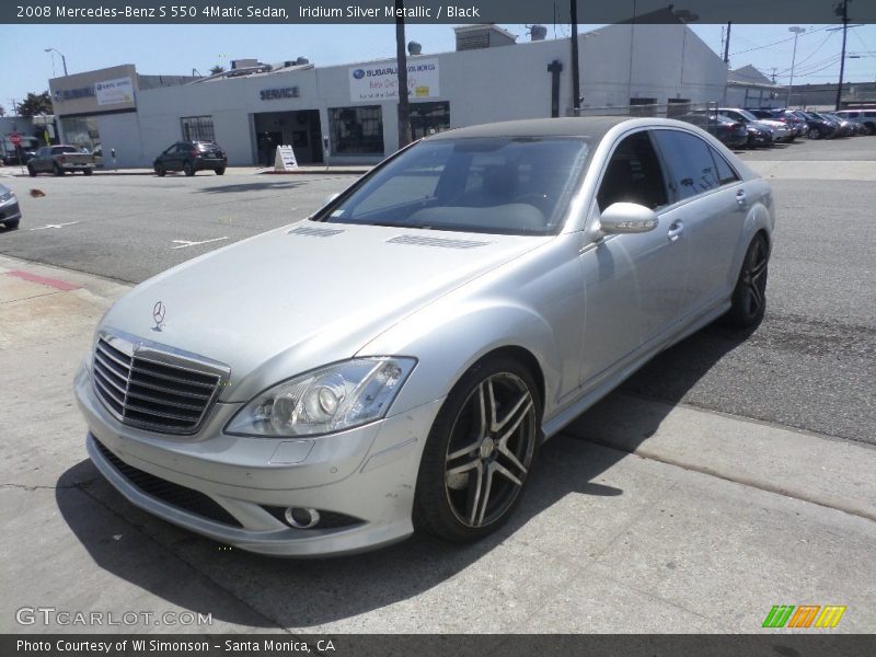 Iridium Silver Metallic / Black 2008 Mercedes-Benz S 550 4Matic Sedan