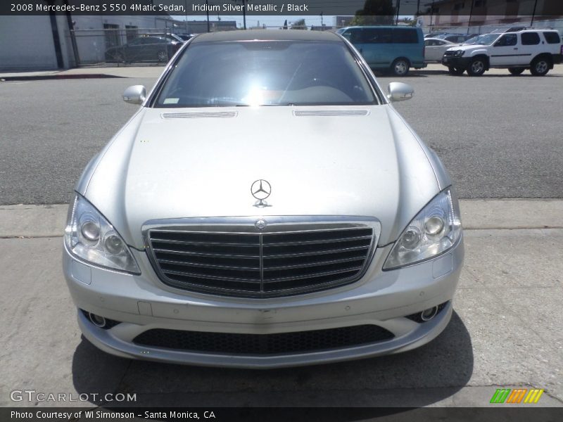 Iridium Silver Metallic / Black 2008 Mercedes-Benz S 550 4Matic Sedan