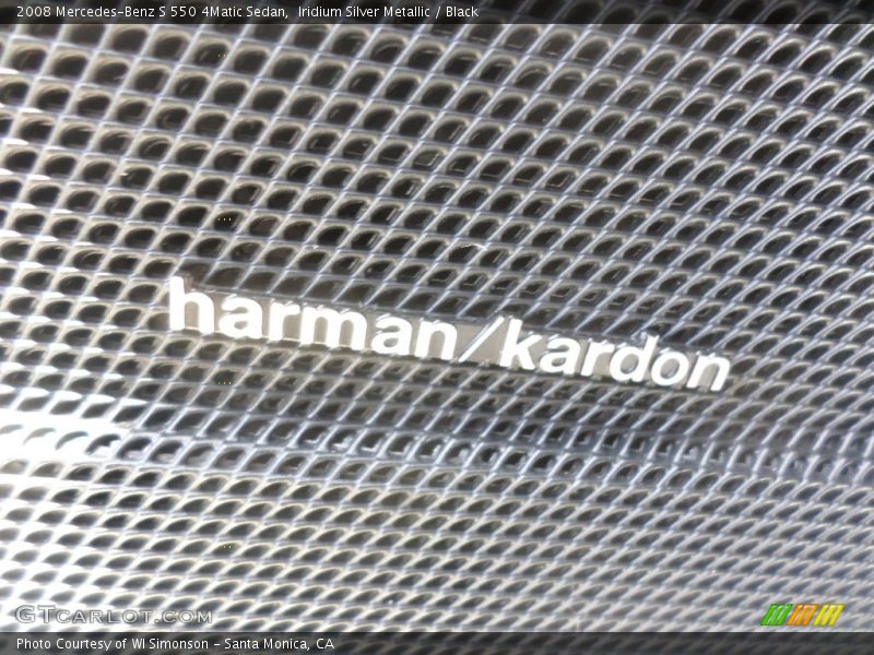 Iridium Silver Metallic / Black 2008 Mercedes-Benz S 550 4Matic Sedan