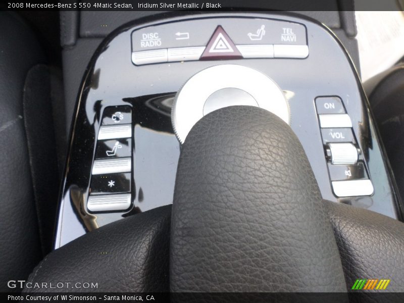 Iridium Silver Metallic / Black 2008 Mercedes-Benz S 550 4Matic Sedan