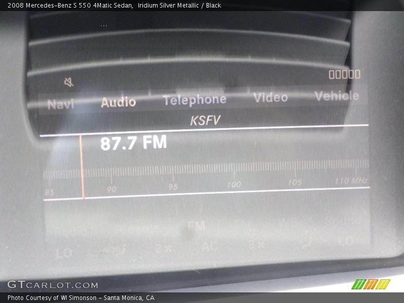 Iridium Silver Metallic / Black 2008 Mercedes-Benz S 550 4Matic Sedan