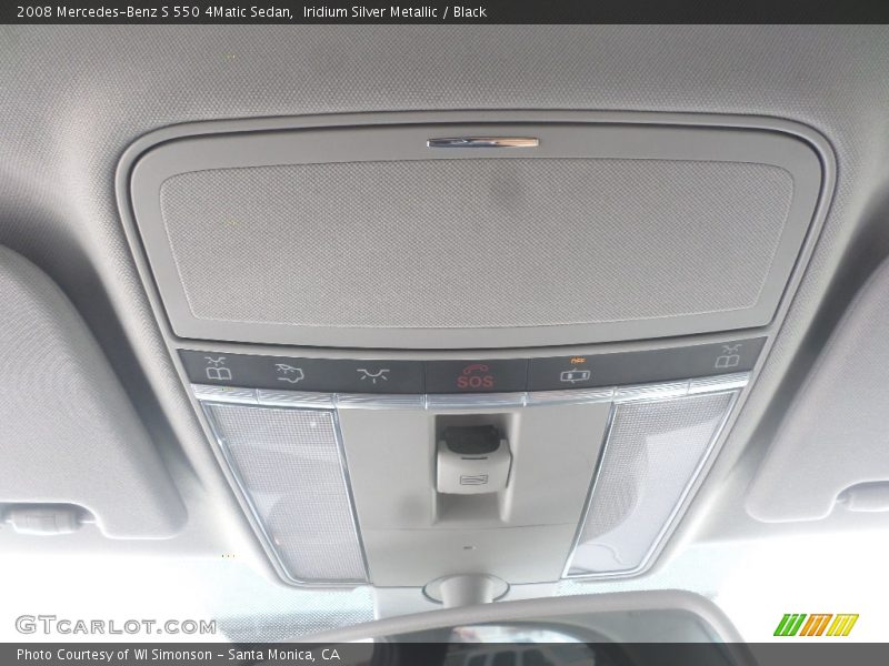 Iridium Silver Metallic / Black 2008 Mercedes-Benz S 550 4Matic Sedan