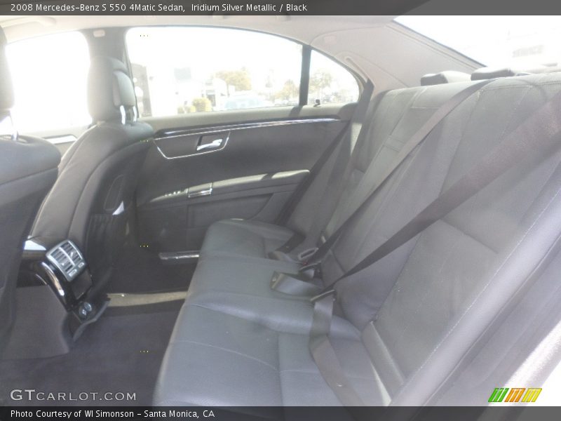 Iridium Silver Metallic / Black 2008 Mercedes-Benz S 550 4Matic Sedan