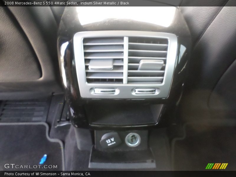 Iridium Silver Metallic / Black 2008 Mercedes-Benz S 550 4Matic Sedan