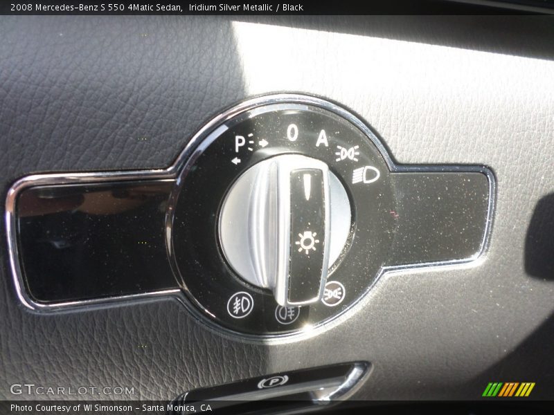 Iridium Silver Metallic / Black 2008 Mercedes-Benz S 550 4Matic Sedan