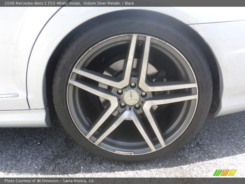 Iridium Silver Metallic / Black 2008 Mercedes-Benz S 550 4Matic Sedan