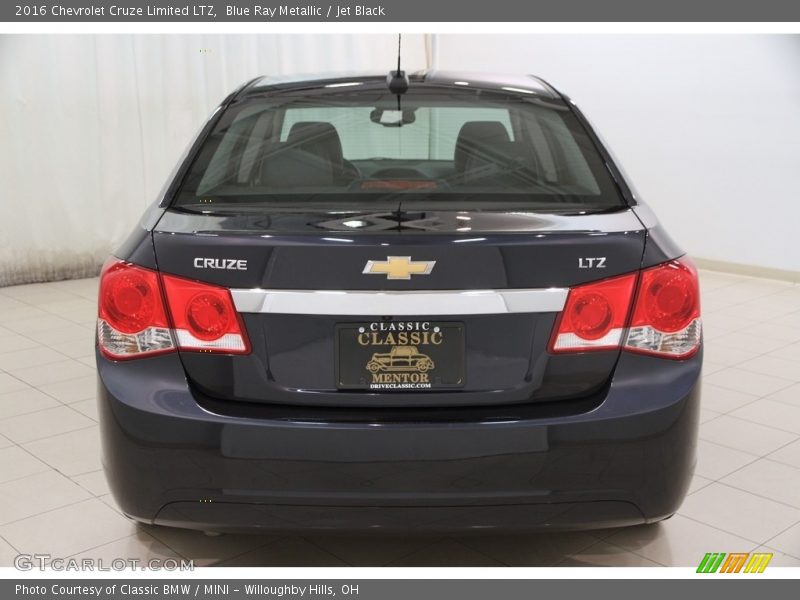 Blue Ray Metallic / Jet Black 2016 Chevrolet Cruze Limited LTZ