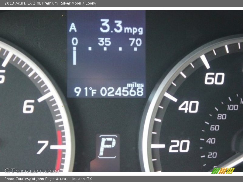 Silver Moon / Ebony 2013 Acura ILX 2.0L Premium