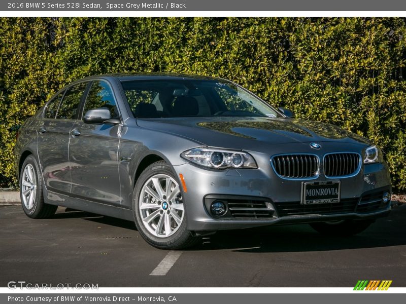Space Grey Metallic / Black 2016 BMW 5 Series 528i Sedan