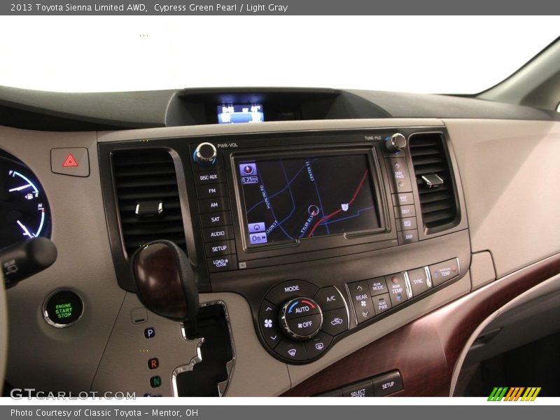Cypress Green Pearl / Light Gray 2013 Toyota Sienna Limited AWD