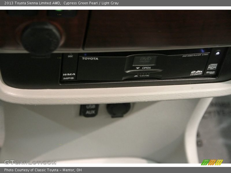 Cypress Green Pearl / Light Gray 2013 Toyota Sienna Limited AWD