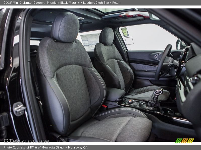  2016 Clubman Cooper Leather/Cloth Black Pearl Interior
