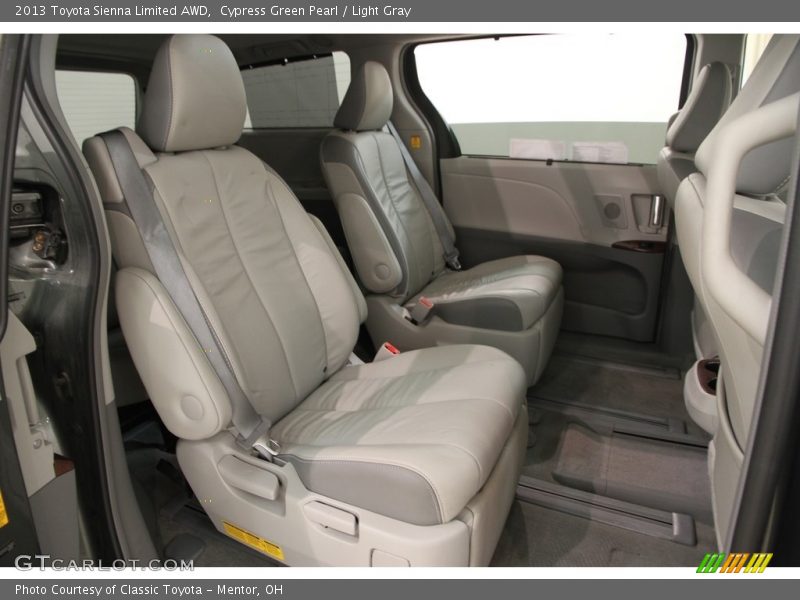Cypress Green Pearl / Light Gray 2013 Toyota Sienna Limited AWD