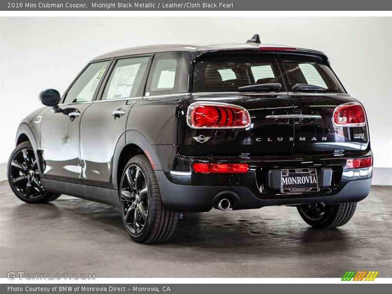 Midnight Black Metallic / Leather/Cloth Black Pearl 2016 Mini Clubman Cooper