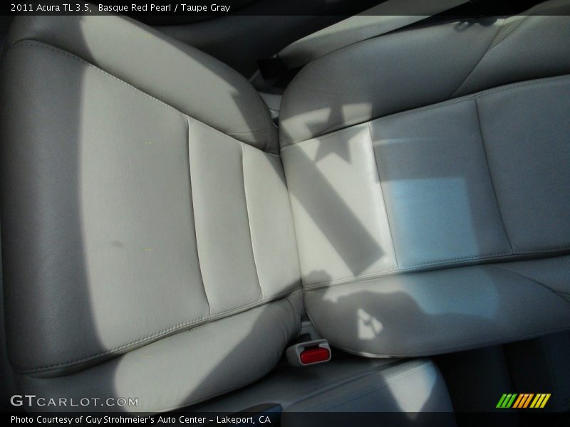 Basque Red Pearl / Taupe Gray 2011 Acura TL 3.5