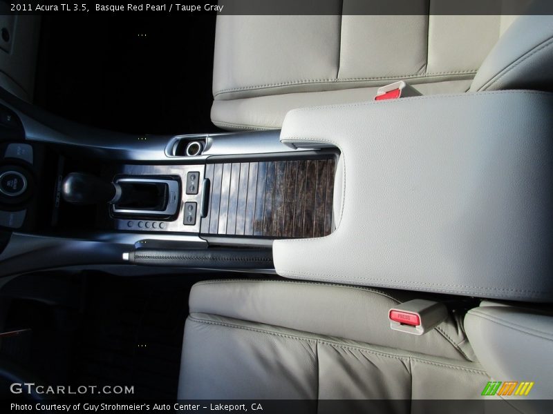 Basque Red Pearl / Taupe Gray 2011 Acura TL 3.5