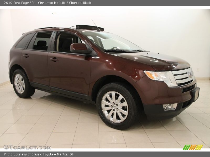 Cinnamon Metallic / Charcoal Black 2010 Ford Edge SEL