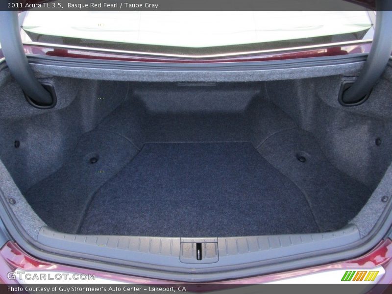 Basque Red Pearl / Taupe Gray 2011 Acura TL 3.5