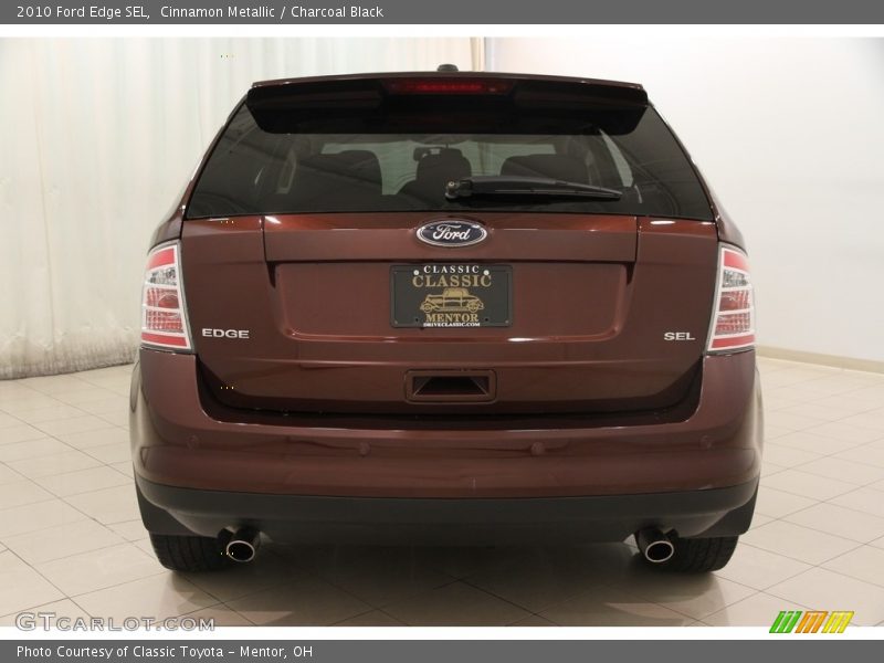 Cinnamon Metallic / Charcoal Black 2010 Ford Edge SEL