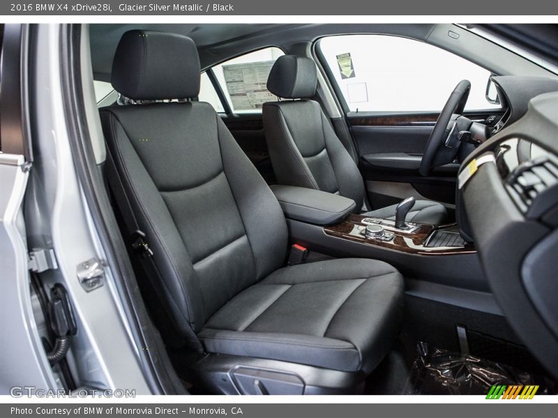 Glacier Silver Metallic / Black 2016 BMW X4 xDrive28i
