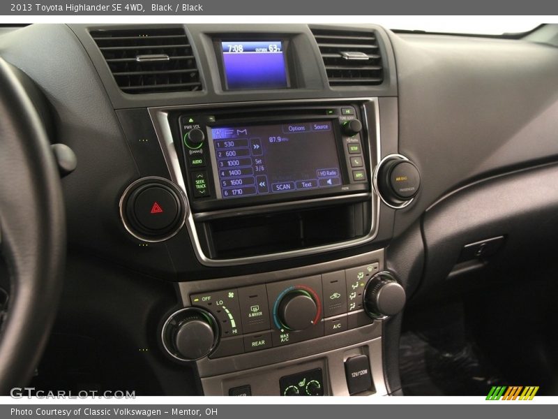 Black / Black 2013 Toyota Highlander SE 4WD