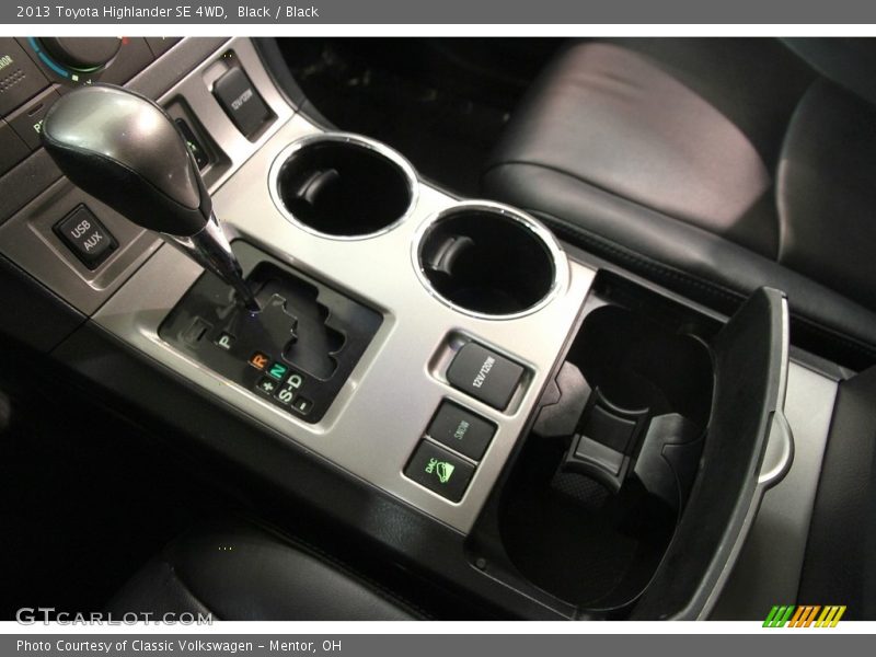 Black / Black 2013 Toyota Highlander SE 4WD