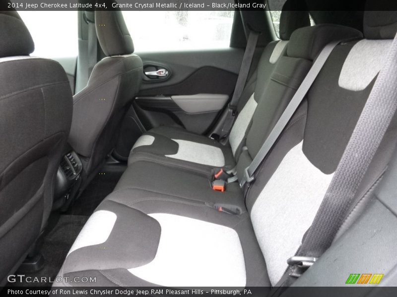 Granite Crystal Metallic / Iceland - Black/Iceland Gray 2014 Jeep Cherokee Latitude 4x4