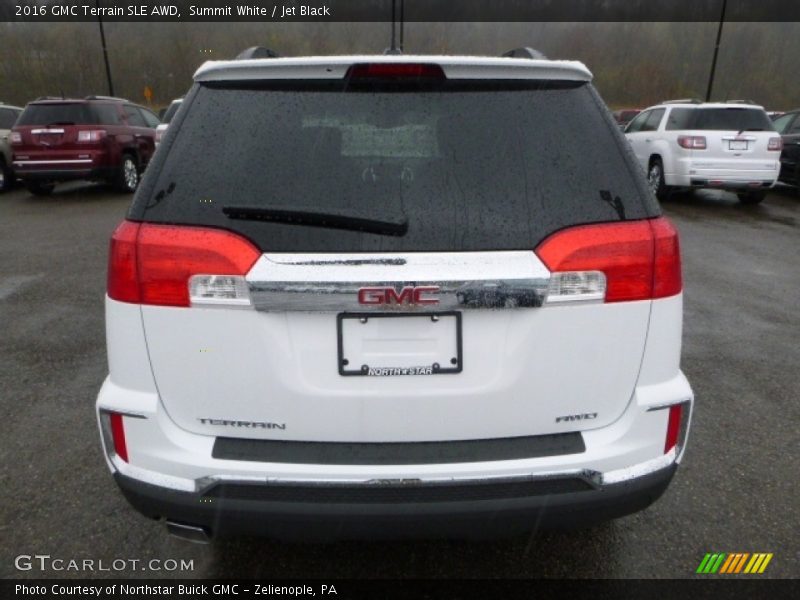 Summit White / Jet Black 2016 GMC Terrain SLE AWD