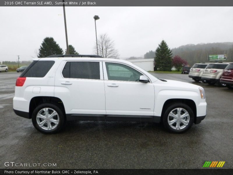 Summit White / Jet Black 2016 GMC Terrain SLE AWD