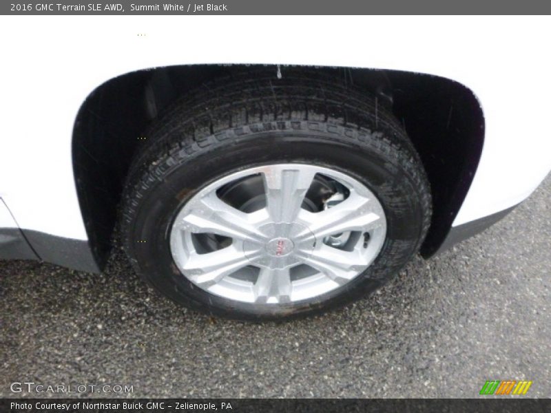 Summit White / Jet Black 2016 GMC Terrain SLE AWD