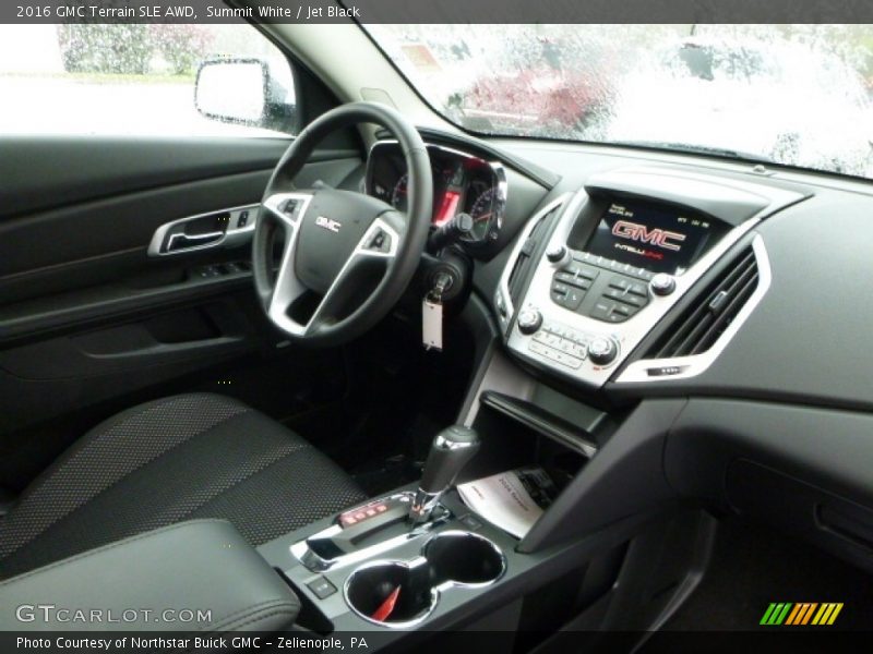 Summit White / Jet Black 2016 GMC Terrain SLE AWD