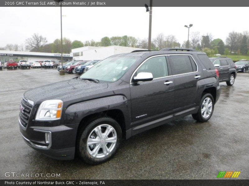 Iridium Metallic / Jet Black 2016 GMC Terrain SLE AWD