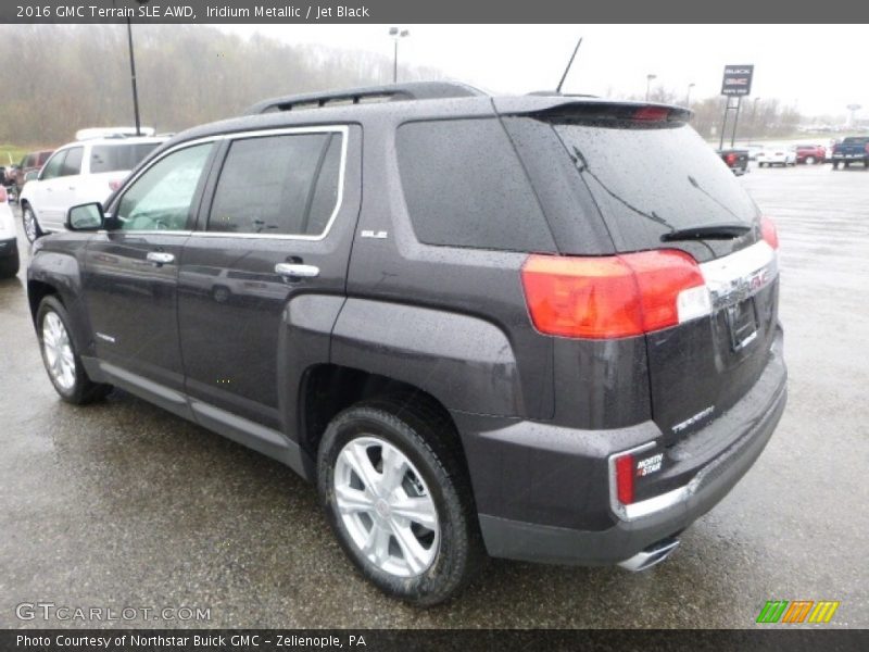 Iridium Metallic / Jet Black 2016 GMC Terrain SLE AWD
