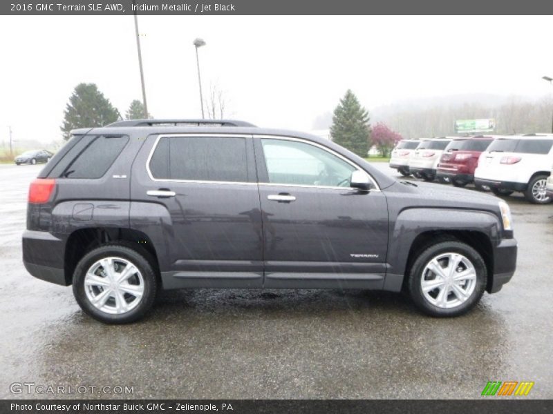 Iridium Metallic / Jet Black 2016 GMC Terrain SLE AWD